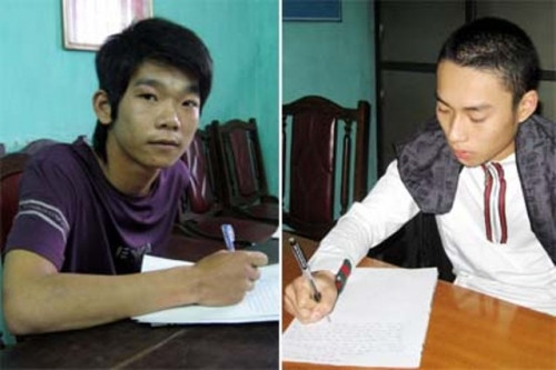 2 đối tượng giết chết Hùng "ma" tại cơ quan điều tra.