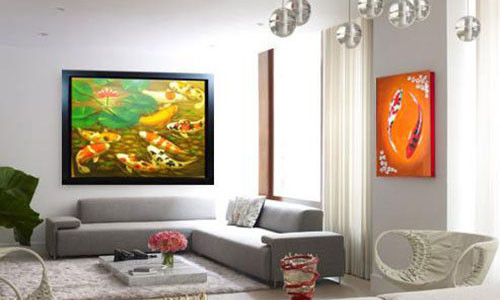 Treo vat phu quy nay trong nha, at “tien vao nhu nuoc”