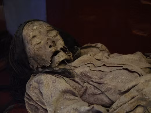 Vì được hình thành một cách tự nhiên nên những xác ướp này trông đáng sợ hơn xác ướp tiêu chuẩn trong các lăng mộ Ai Cập rất nhiều.