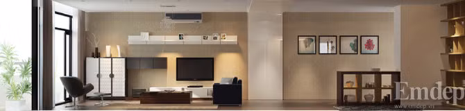 Phòng khách hiện đại, sang trọng.