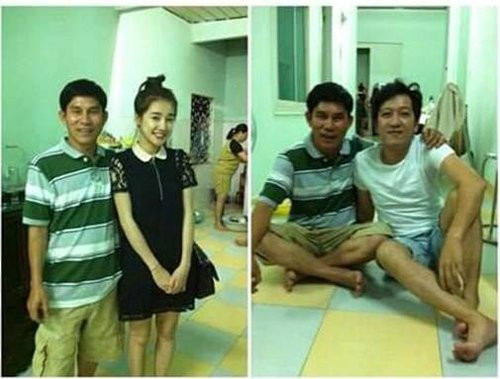 Hôm qua (23/3), trên mạng xã hội lan truyền bức ảnh Nhã Phương và Trường Giang vui vẻ chụp hình cùng một người đàn ông tại cùng địa điểm. Dù không chụp chung, song fan vẫn cho rằng cặp đôi đang ở cùng nhau do trang phục của người đàn ông và địa điểm chụp giống hệt. Thậm chí, có fan còn cho biết, đây chính là ngôi nhà thơ ấu của chàng “Mười Khó” ở Tam Kỳ, Quảng Nam và người đàn ông này là người họ hàng của danh hài.