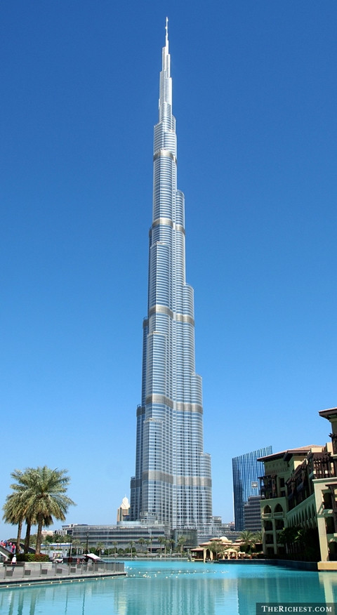 Burj Khalifa - tòa tháp cao nhất thế giới.