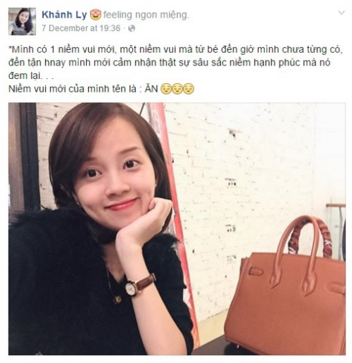 Những dòng tâm sự trên trang cá nhân của Khánh Ly.