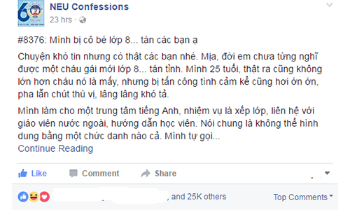 Bi nu sinh cap 2 to tinh, chang 25 tuoi... dung hinh