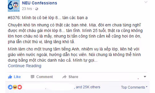 Bi nu sinh cap 2 to tinh, chang 25 tuoi... dung hinh