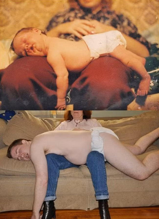 Kiểu ngủ chả khác gì ngày còn trẻ con.