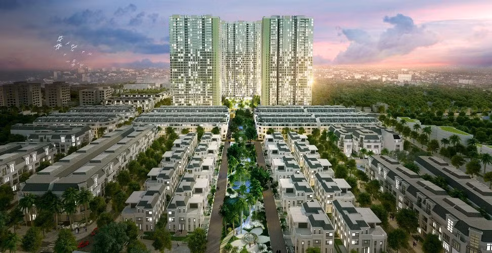 5. Vinhomes Gardenia (Vinhomes Mỹ Đình - Hà Nội) là tổ hợp đa năng với các khu biệt thự, nhà vườn, nhà ở, liền kề, chung cư cao tầng, hệ thống trường học từ mầm non đến trung học cơ sở, phòng khám đa khoa, sinh hoạt văn hóa công cộng, công viên cây xanh quy hoạch đồng bộ hạ tầng kỹ thuật - xã hội trên diện tích 17,6 ha.