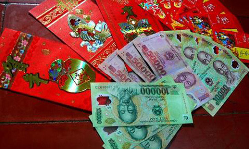 Dien mau cong ty danh tieng thuong Tet 500 nghin, li xi 50 nghin