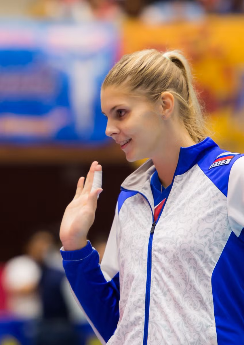 Irina Fetisova được khen ngợi là nữ vận động viên bóng chuyền xinh đẹp nhất nhì thế giới.