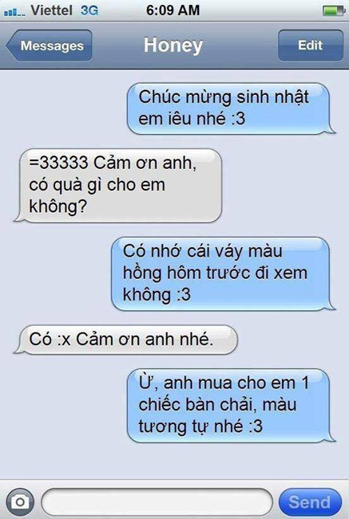 Xin em đừng vội vàng tưởng bở.