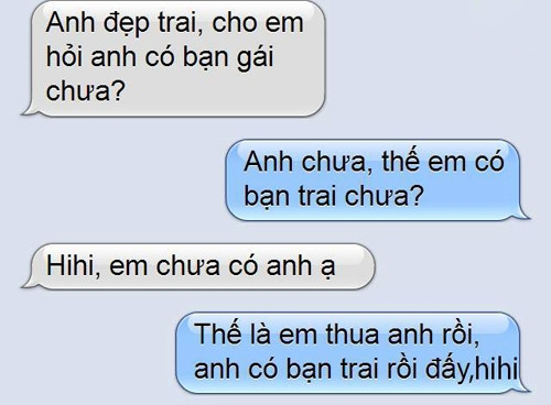 Cuộc tình ngang trái vì anh đã có bạn trai.