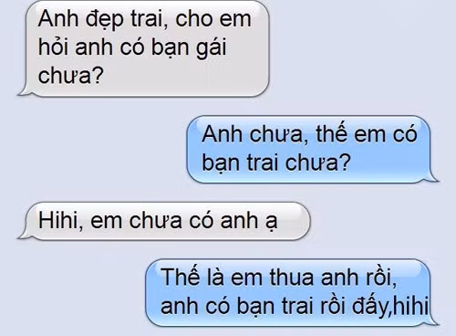 Cuộc tình ngang trái vì anh đã có bạn trai.