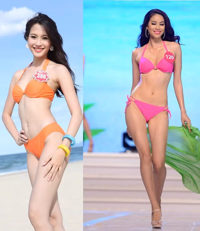 Cả hai đều sở hữu vóc dáng mảnh.