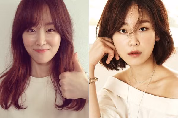 Ngôi sao phim Oh Hae Young Again Seo Hyun Jin có gương mặt nhỏ nhắn nhưng hơi dài, cô mới chuyển sang tóc ngắn ngang cằm, thêm mái thưa giúp diện mạo trông hiện đại hơn.