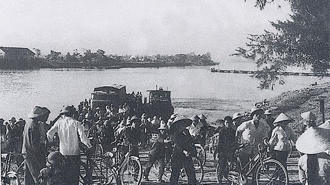 Bến phà Đò Quan, một thời là nơi băng nhóm Thắng "sỡi" chuyên cướp giật.