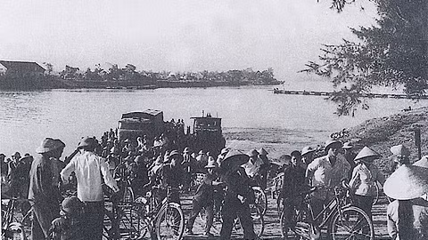 Bến phà Đò Quan, một thời là nơi băng nhóm Thắng "sỡi" chuyên cướp giật.