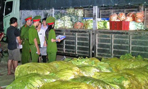 Phát hiện rau cải Trung Quốc có thuốc BVTV vượt ngưỡng cho phép 8 lần.