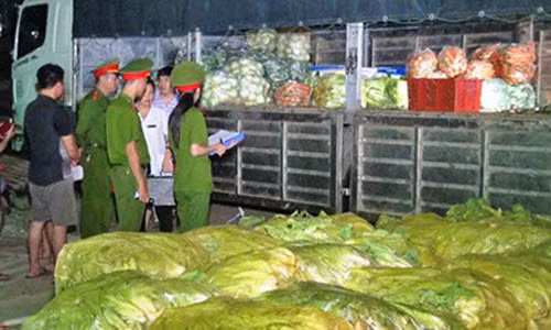 Phát hiện rau cải Trung Quốc có thuốc BVTV vượt ngưỡng cho phép 8 lần.