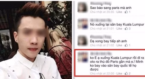 Chuyện "xuống Kuala Lumpur rồi đi xe ô tô ra thủ đô Paris" Câu chuyện này đã xảy ra từ cách đây rất lâu, thế nhưng nó vẫn là một dẫn chứng điển hình cho việc "sống ảo" đến bá đạo của một bộ phận giới trẻ. Ở thời điểm đó, mọi người không hiểu anh chàng này là có khiếu hài hước, hay... kém hiểu biết về địa lý mà lại có thể tuyên bố sẽ "xuống Kuala Lumpur rồi đi xe ô tô ra thủ đô Paris", trong khi bản thân anh chàng lại "khoe" rằng mình sang Pháp để du lịch.