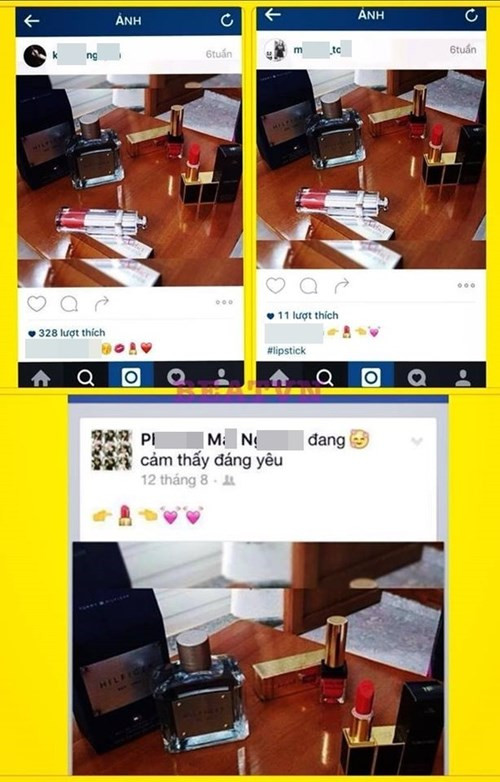 Ảnh mỹ phẩm, body hot - cô gái nào cũng nhận là của mình Có vẻ như các cô gái sẽ dễ đồng cảm hơn cho câu chuyện này vì hầu như ai cũng thích mỹ phẩm và một body nuột nà. Thế nhưng khi thấy một lúc ba cô gái nhận mình là chủ nhân của một tấm hình chụp mỹ phẩm, thậm chí "mượn" luôn bức ảnh một cô gái xa lạ đang đi spa rồi bảo rằng đó là mình, nhiều người cũng... không biết phải nói gì.