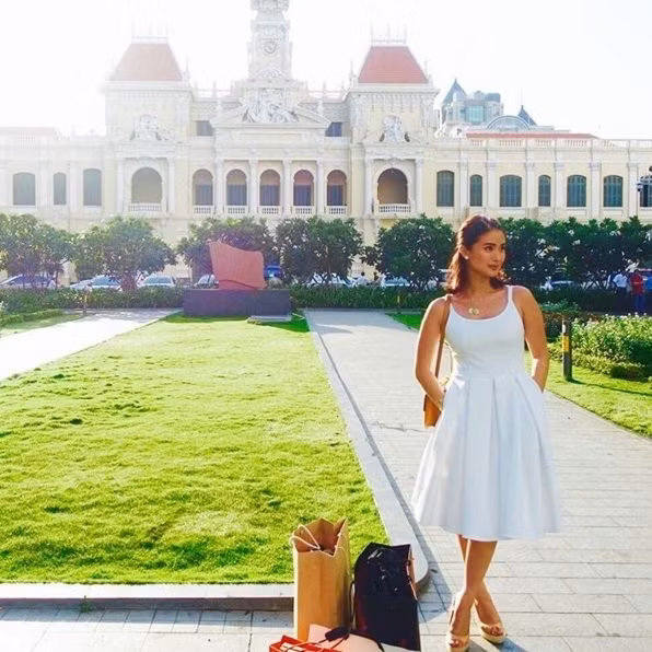 Heart tạo dáng khi ở TP. HCM.