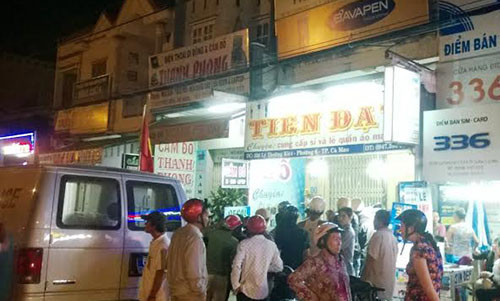 Căn nhà của Bình (hiệu Tiến Đạt) bị khám xét khẩn cấp tối 25/1.