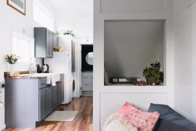 Ngôi nhà này có diện tích khoảng 30 m2.