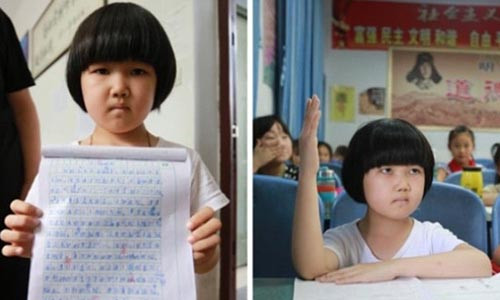 Bai van cua co be 9 tuoi khien trieu nguoi roi nuoc mat