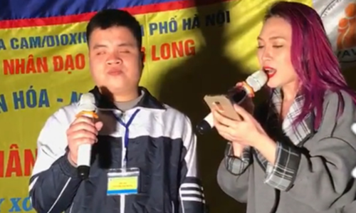 Chuyen doi chang khiem thi hat cung My Tam dem Giang sinh