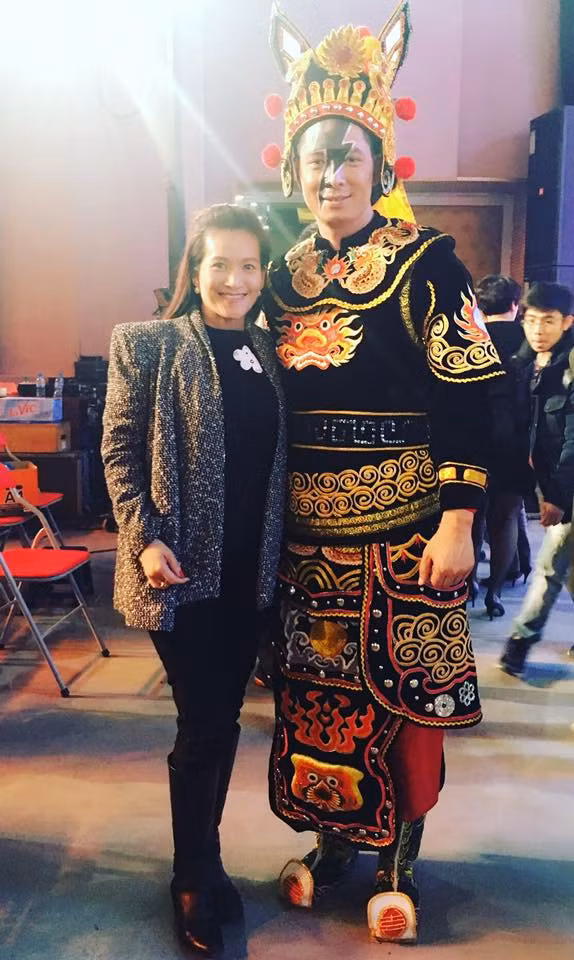 Vợ Bình Minh - Anh Thơ, "Đang lên thiên đường gặp Thiên Lôi đây".