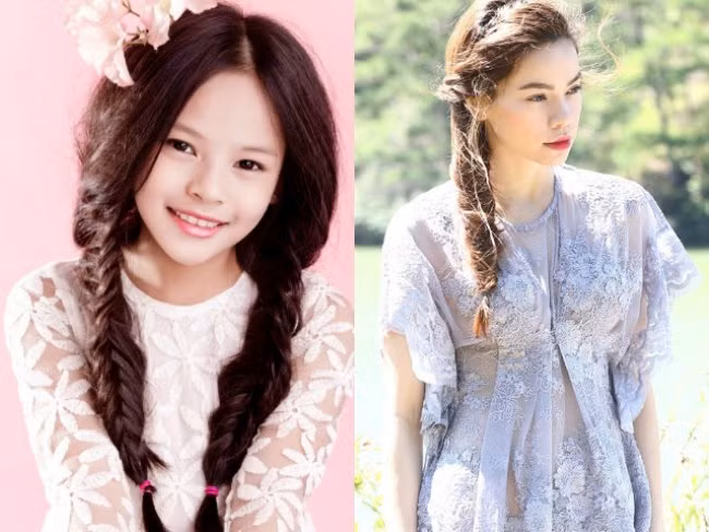 Từ biểu cảm ánh mắt, đôi môi của bản sao nhí Việt này đều giống Hà Hồ đến ngỡ ngàng.