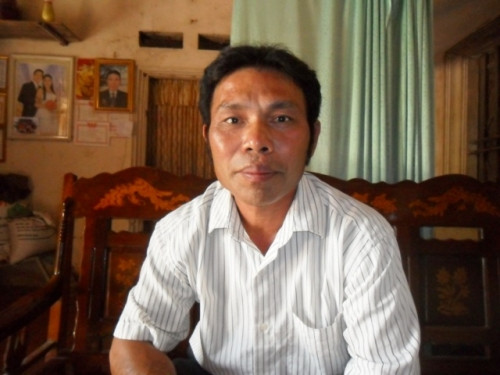 Ông Hoàng Đình Hội, Trưởng xóm Vũ Chấn, Thượng Đình, Phú Bình, Thái Nguyên.