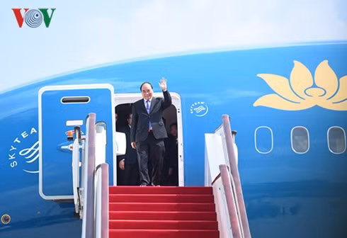 Thu tuong Nguyen Xuan Phuc tham chinh thuc Trung Quoc