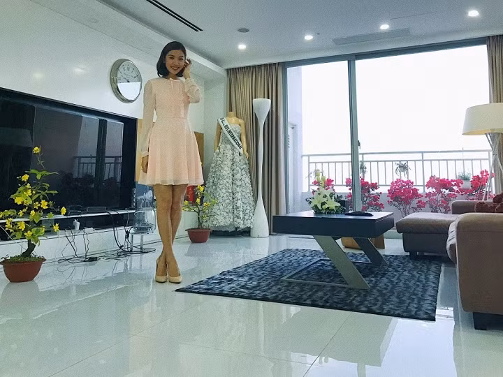 Thuý Vân hiện đang sống trong một căn hộ cao cấp tại Quận 2, TP.HCM.