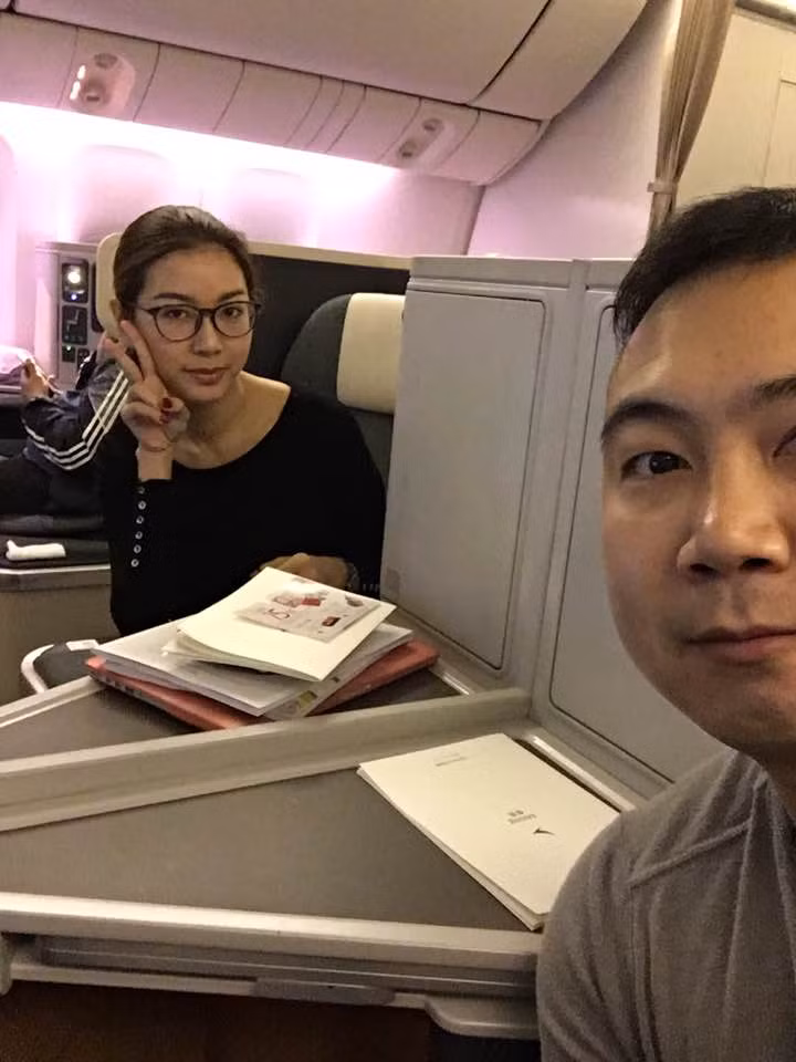 Chung sở thích đi du lịch, Thuý Vân và bạn trai hay có những chuyến ngao du nước ngoài cùng nhau.