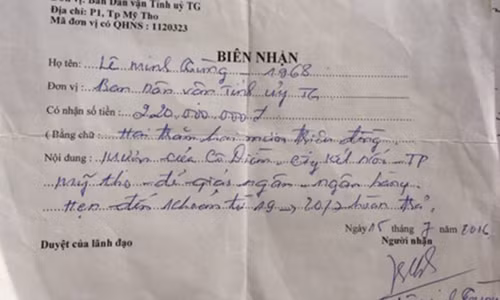 Ky luat, khai tru Dang Pho truong Ban Dan van Tinh uy Tien Giang