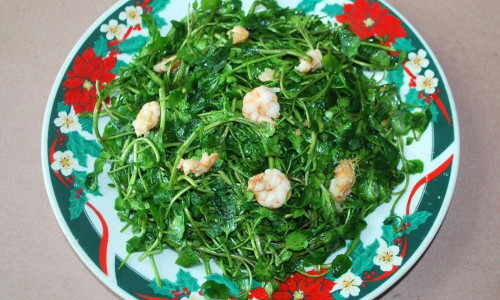 Cải xoong không an toàn khi dùng cho phụ nữ có thai.