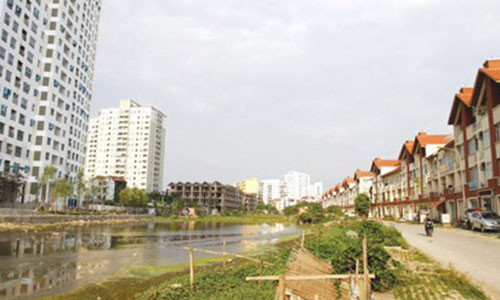 Ai bam nat cac khu do thi moi?