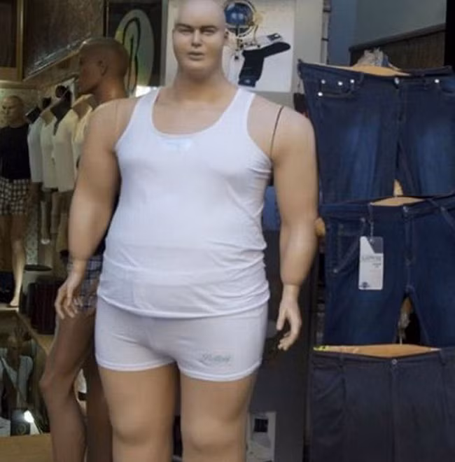 Người mập cũng được tạo ma nơ canh.