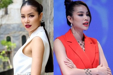 Những biểu cảm gương mặt của Phạm Hương khiến cô bị ghét ở The Face.