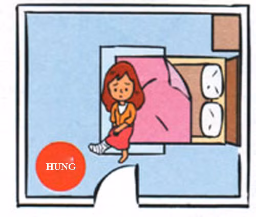 Cửa phòng ngủ đối diện với phần chân sẽ gây ra các bệnh liên quan đến chân.