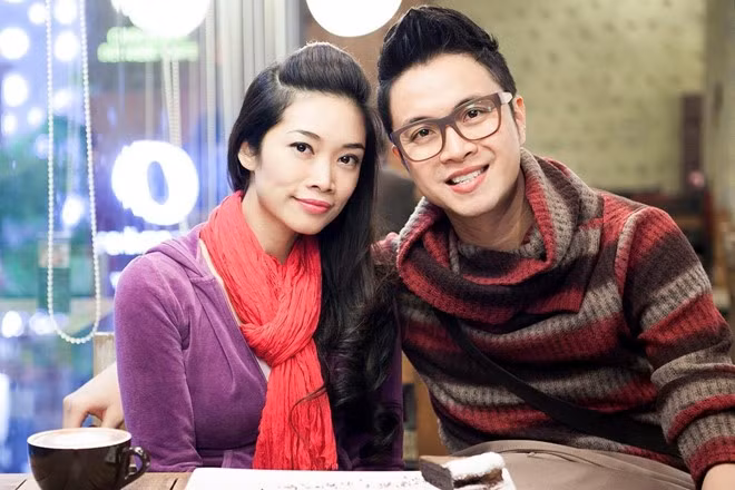 Nhật Tinh Anh và bạn gái Xuân Quỳnh.