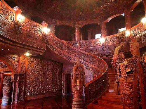 Hình ảnh về ngôi nhà gỗ gây xôn xao dư luận (Ảnh: Beat.vn).