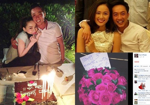Cường Đô la vô cùng lãng mạn khi bất ngờ tổ chức sinh nhật cho Hà Hồ hay tặng hoa hồng cho Hạ Vy nhân ngày kỉ niệm 3 tháng yêu nhau.