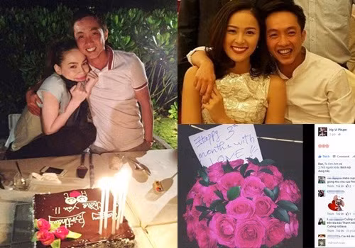Cường Đô la vô cùng lãng mạn khi bất ngờ tổ chức sinh nhật cho Hà Hồ hay tặng hoa hồng cho Hạ Vy nhân ngày kỉ niệm 3 tháng yêu nhau.