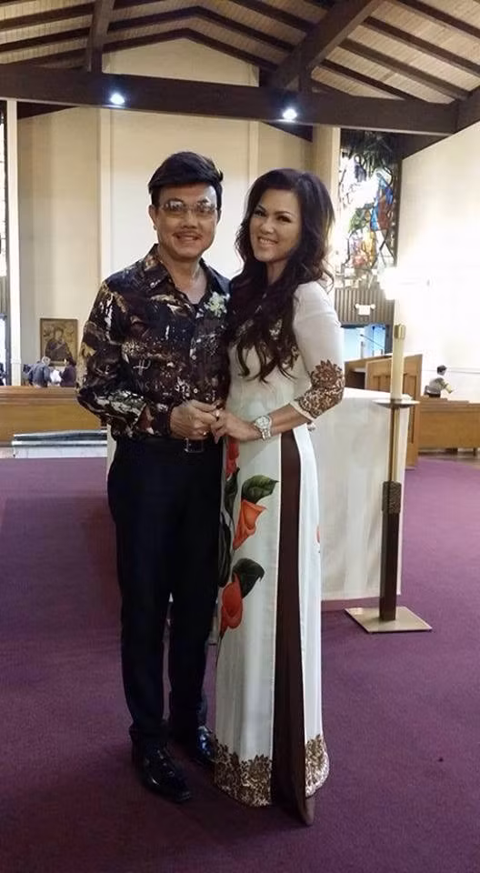 Chí Tài là một trong những sao nam chăm chỉ 'khoe' ảnh vợ mình trên trang cá nhân.