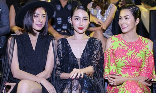 Từ trái qua, Ngô Thanh Vân - Linh Nga - Tăng Thanh Hà.