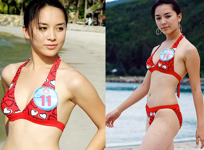 19 tuổi, người đẹp Trương Dương Thiên Lý đi thi Miss World. Vẻ đẹp của cô đã khiến xuất hiện tin đồn tỷ phú Hoàng Kiều "say mê" Trương Dương Thiên Lý.