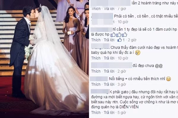 Những tranh cãi xung quanh đám cưới bạc tỷ của hai ngôi sao hàng đầu Hoa Ngữ. Ảnh: Fanpage Huỳnh Hiểu Minh.