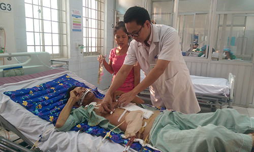 Cuu thanh cong benh nhan bi tai nan hy huu